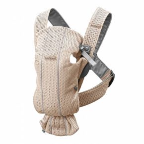Рюкзак для переноски Mini, 3D Mesh, Жемчужно-розовый